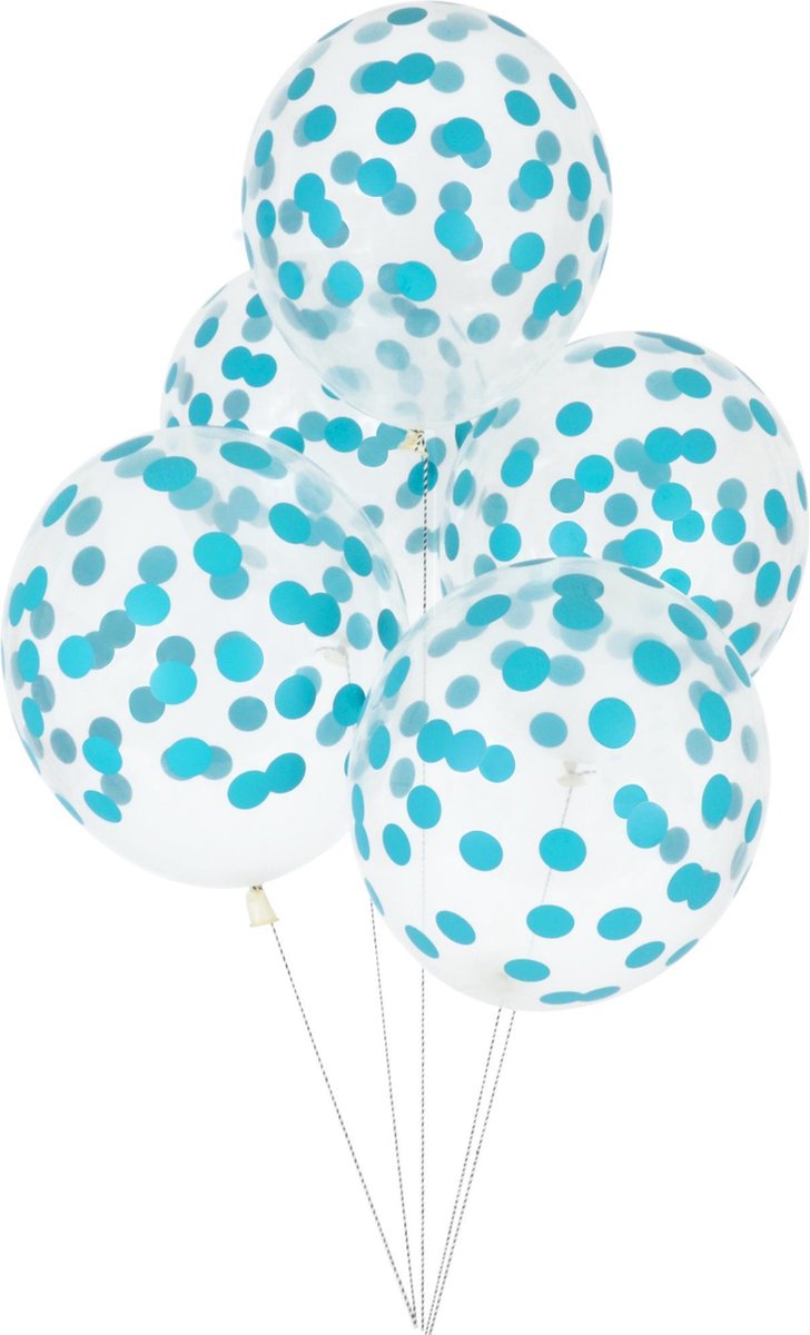 My Little Day - Ballonnen - Bollen blauw - Set 5 - 30cm