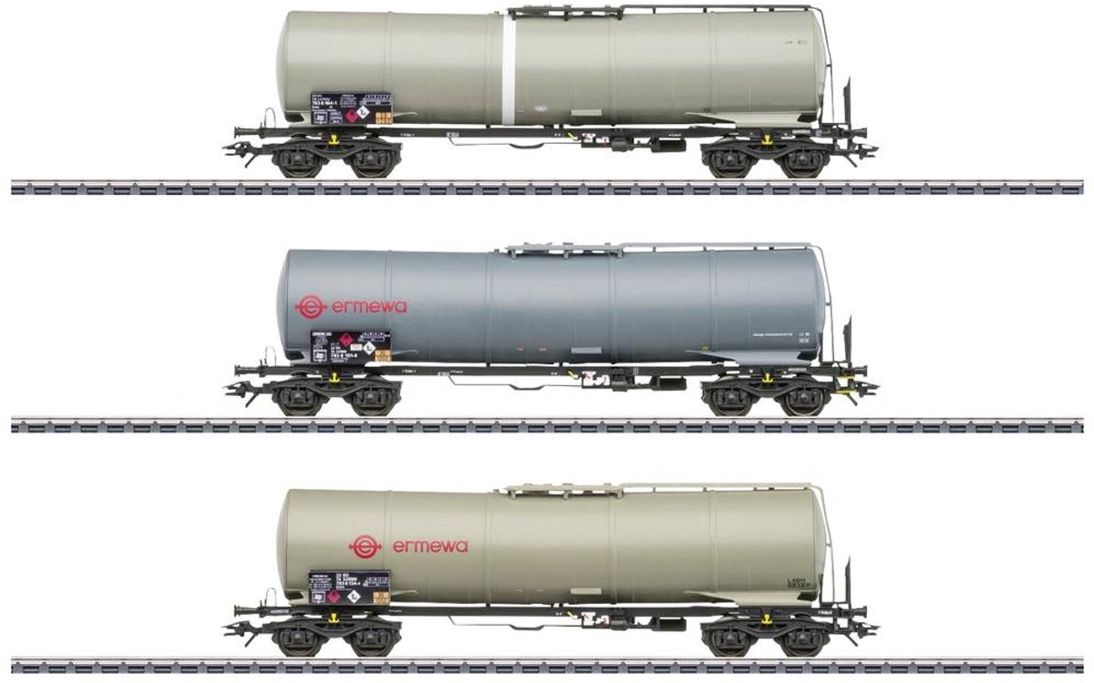   46545 H0 3-delige set ketelwagens Zans van de ermewa
