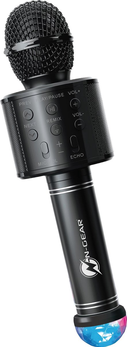   SING MIC S20L - Draadloze karaoke microfoon - Bluetooth - 4 uur plezier - met Discobol