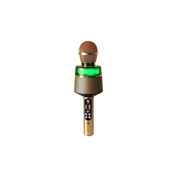 N-GEAR Star Mic - Bluetooth Karaoke Microfoon voor Kinderen - Gold