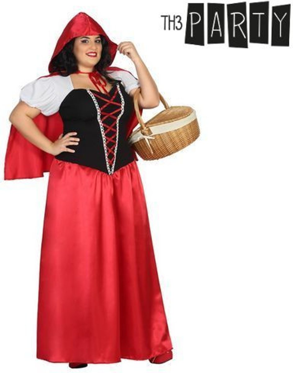 Kostuums voor Volwassenen Th3 Party Little red riding hood M/L