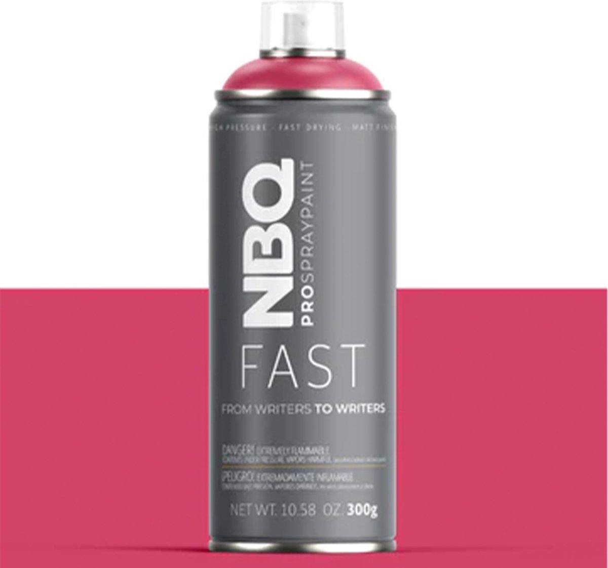 NBQ Fast Spuitbus - Acryl basis - Raspberry red - Hoge druk