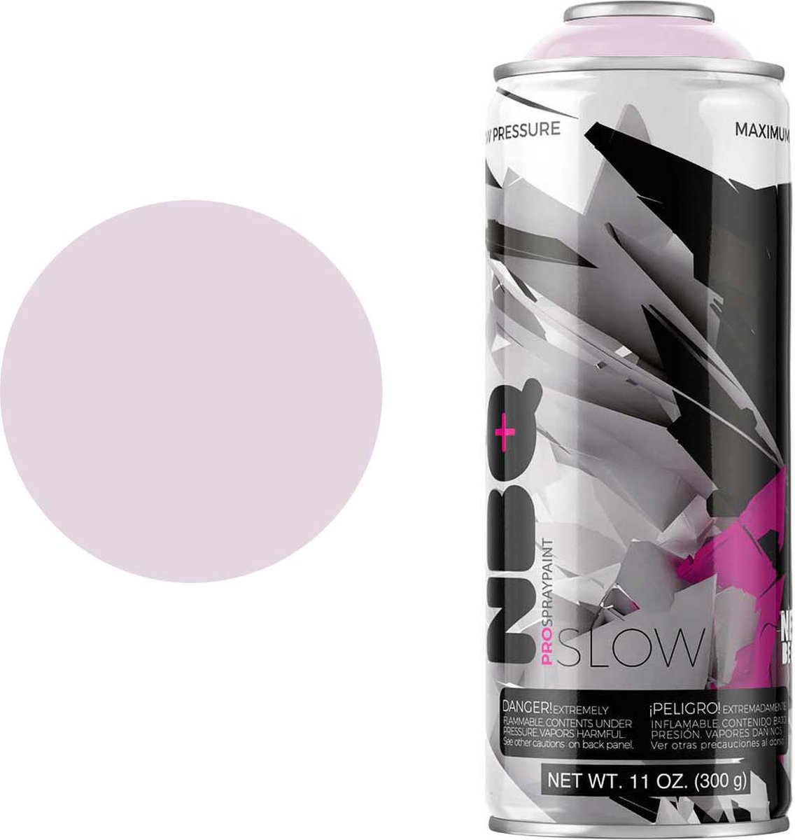 NBQ Slow - Spuitbus verf - 400ml - Matte afwerking - Hoge druk - VIOLETA FUNKI / FUNKY VIOLET