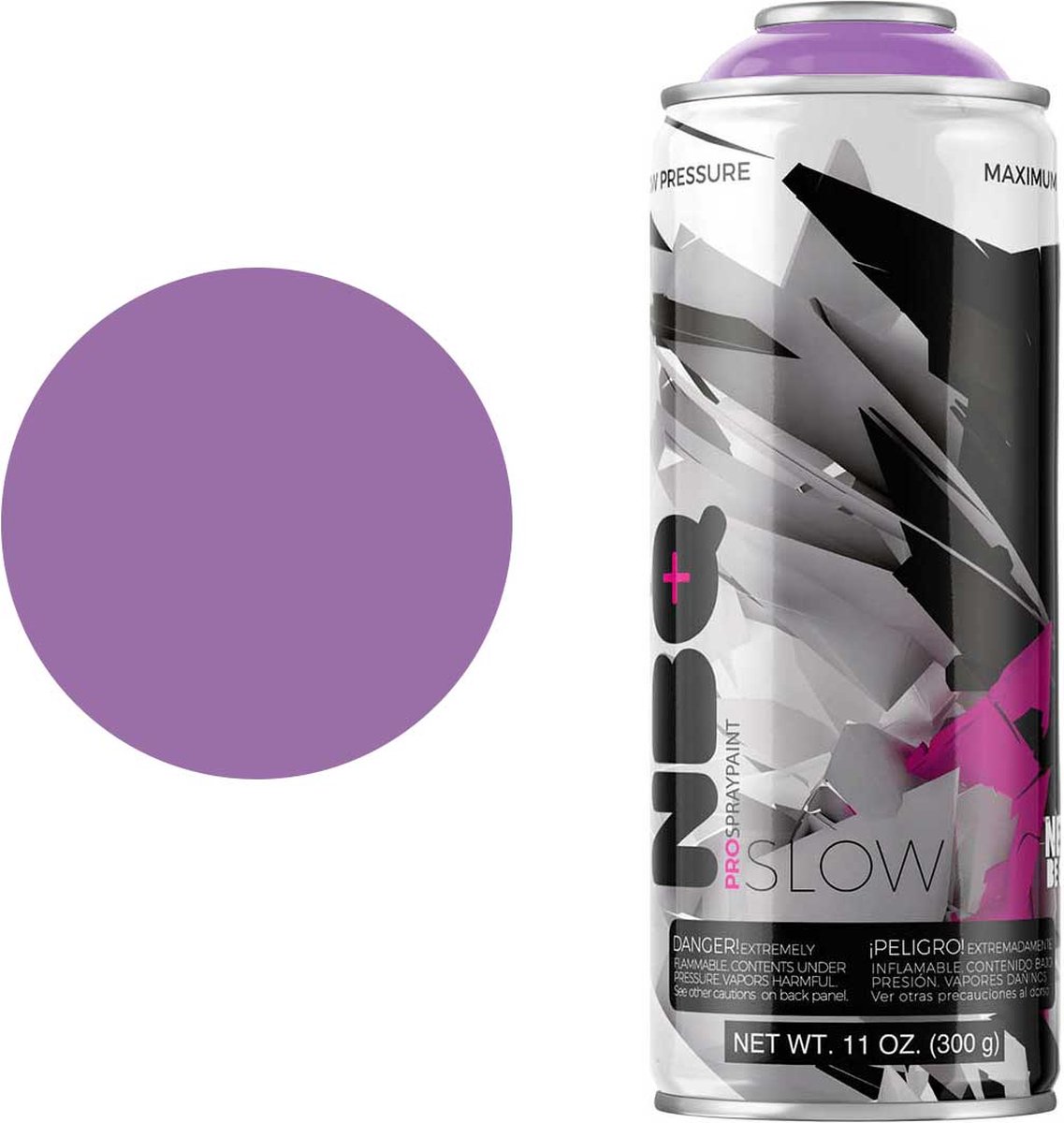 NBQ Slow - Spuitbus verf - 400ml - Matte afwerking - Hoge druk - VIOLETA VARICES / ARICOSE VIOLET