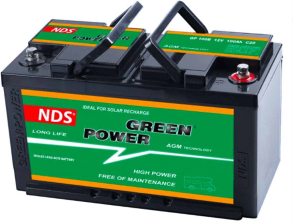 NDS GP 100B Service Accu AGM 12V 100Ah 353 *175*190 Ducato