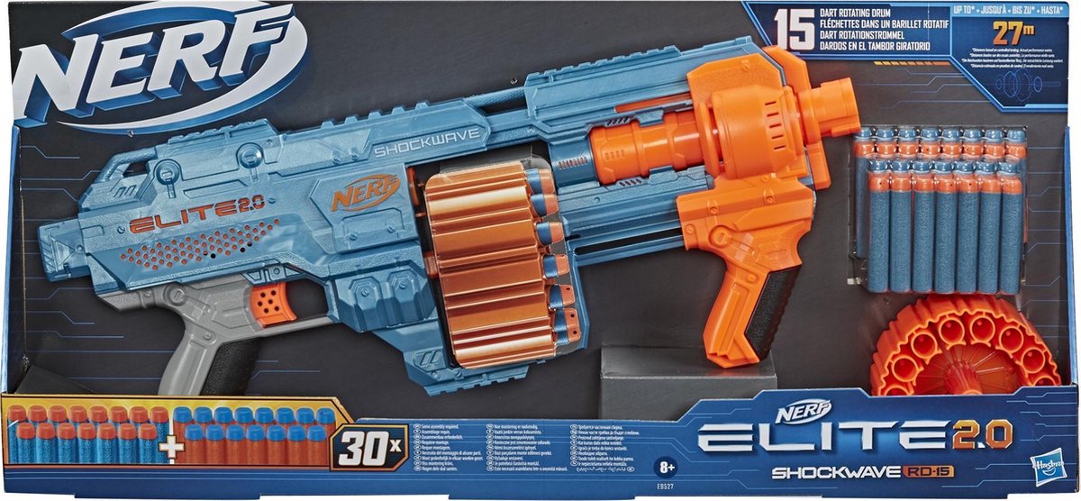 NERF Elite 2.0 Shockwave RD 15