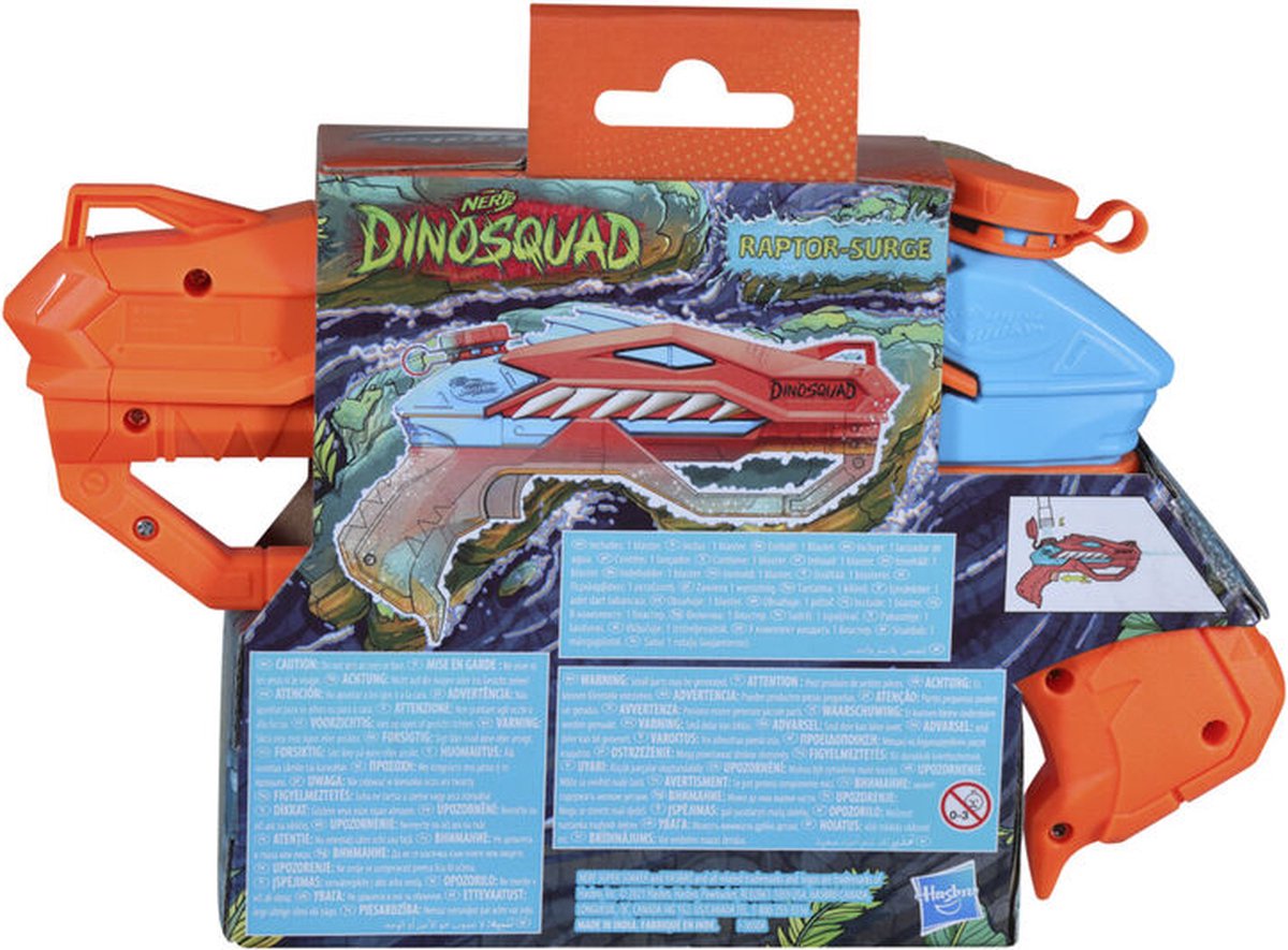   SuperSoaker DinoSquad Raptor Surge - Waterblaster