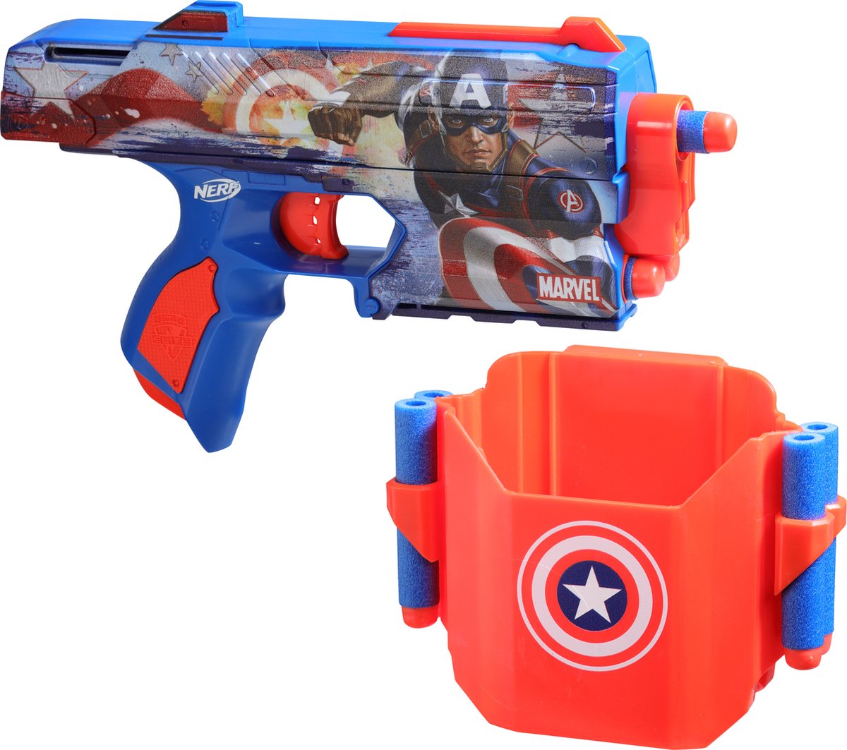 Nerf Captain America,  , 8 jaar, 99 jaar, 263 g