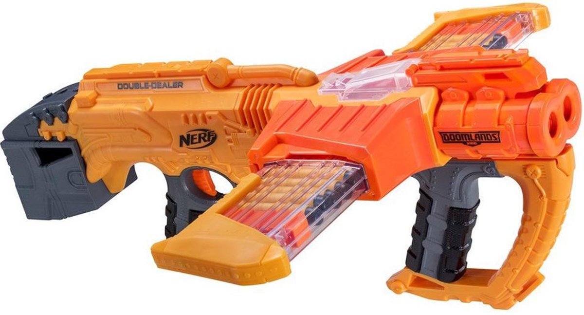 Nerf Doomlands Double Dealer Blaster met 24 Elite Darts