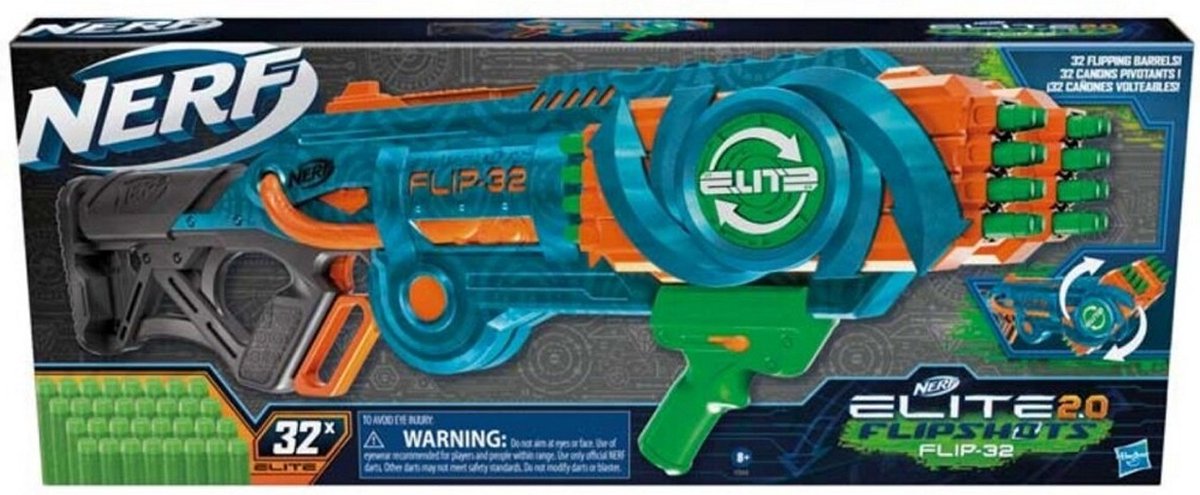 Nerf Elite 2.0 Flipshots Flip-32 Blaster + 32 Darts