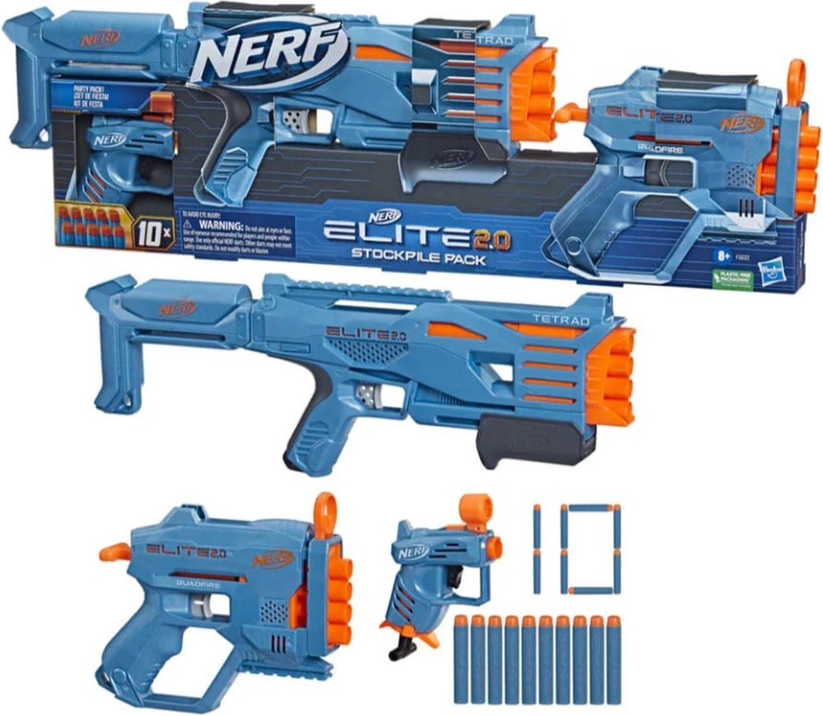 Nerf Elite 2.0 Stockpile pack ,F5031EU4,  , 8 jaar