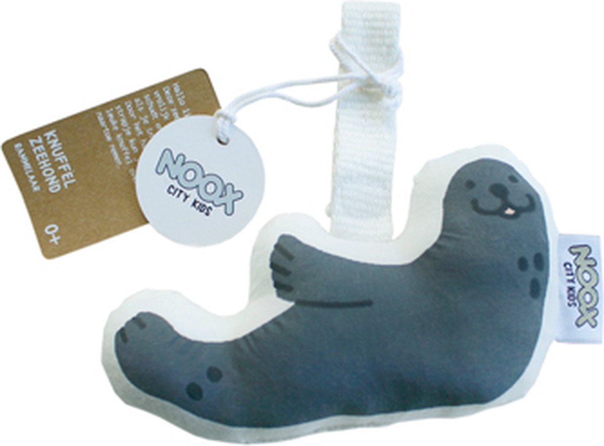 Soft toy Zeehond - soft babytoy - met knisper- 100% fairly made - duurzaam product - origineel kraamcadeau