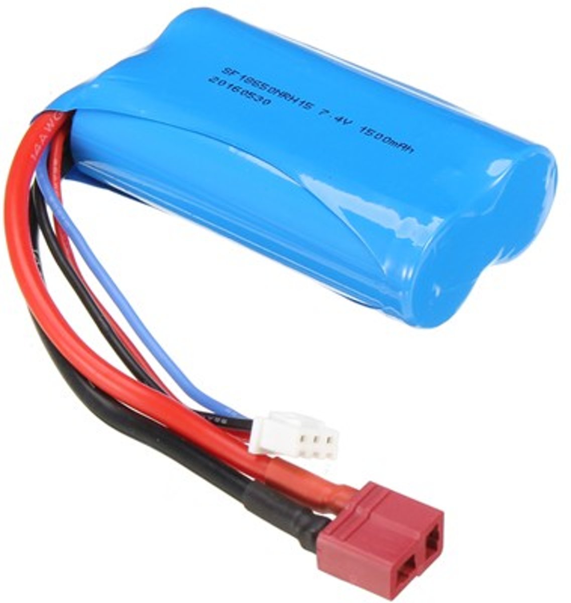 Accu 1500mAh 7.4 V - voor rc voertuigen - rechargeable battery