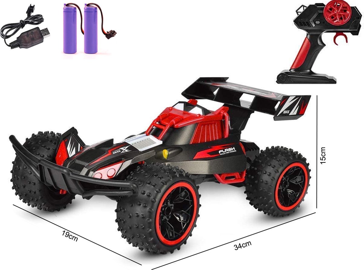 Rc Buggy - afstand bestuurbare auto -NQD -2.4GHz - 1:16 - oplaadbaar + extra accu