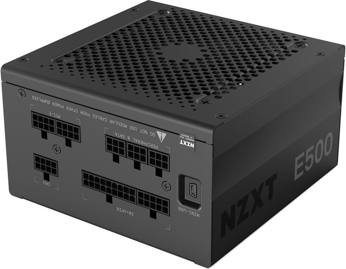 NZXT E500 500W ATX Zwart power supply unit