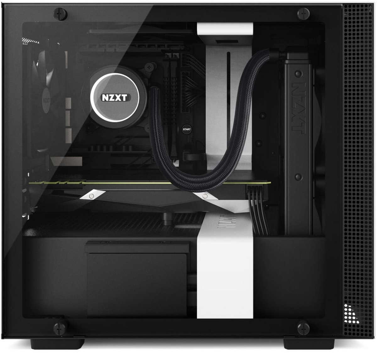 NZXT H200 Mini-Toren Wit