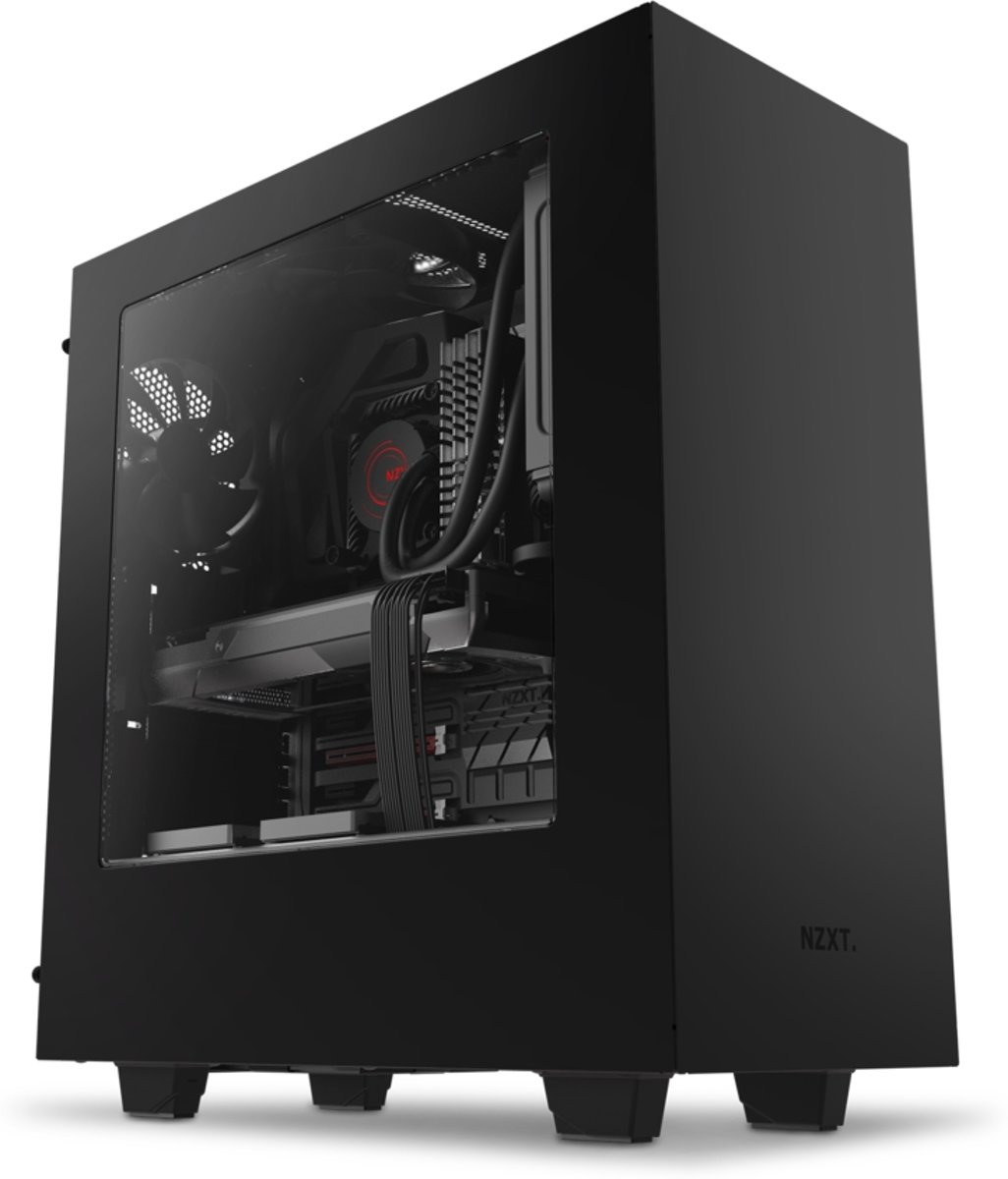 NZXT S340 Midi-Toren Zwart