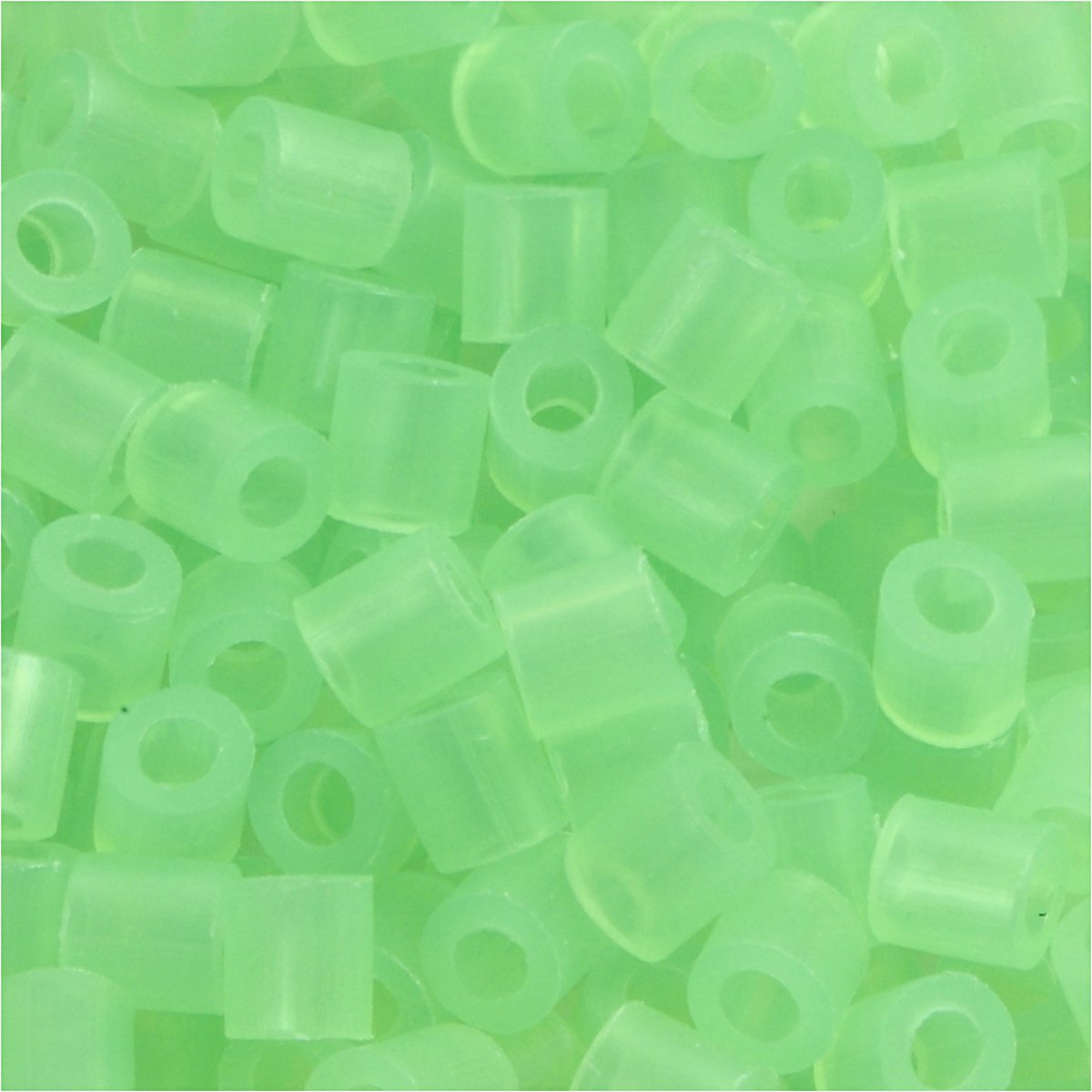  , afm 5x5 mm, gatgrootte 2,5 mm, neon groen (25), medium, 6000stuks