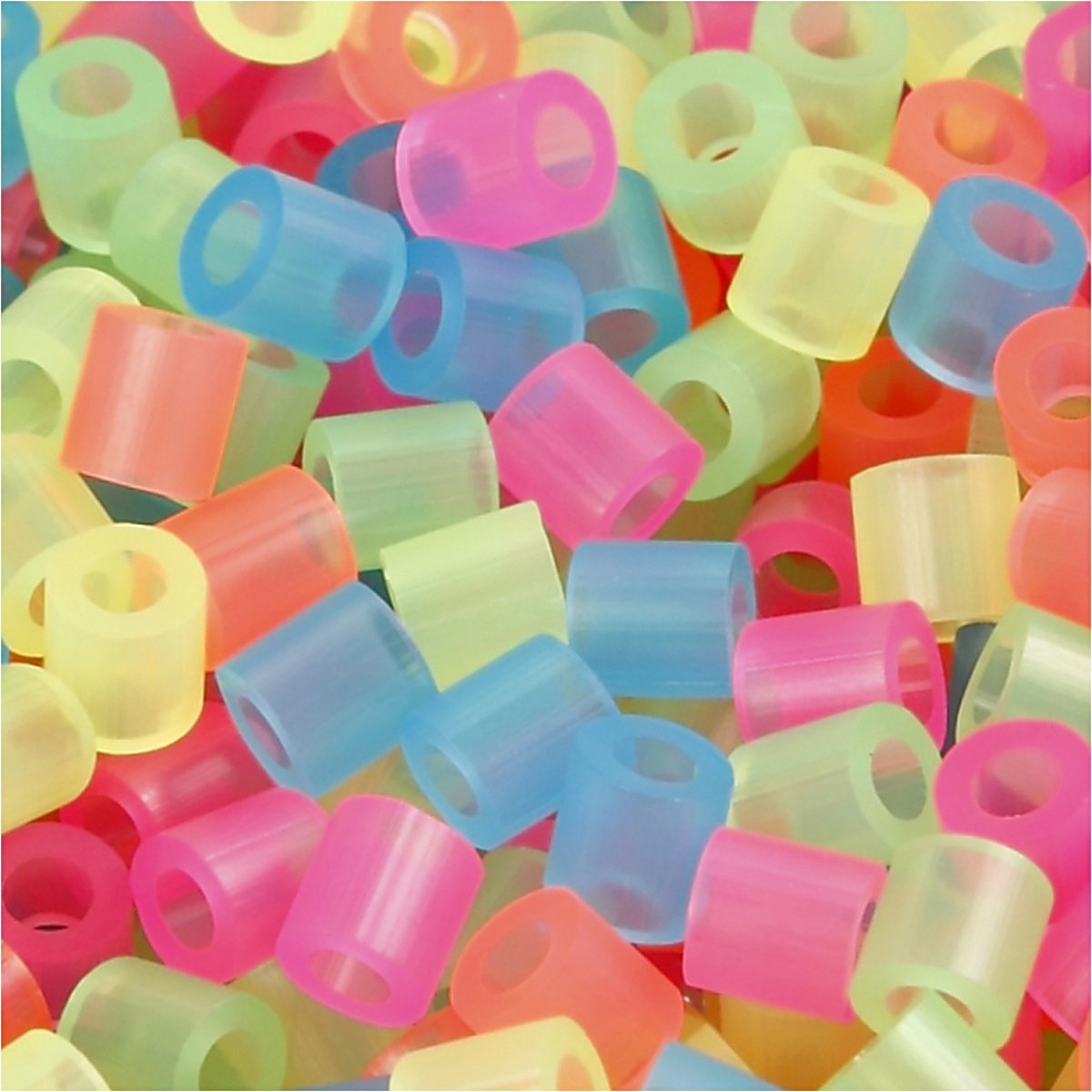  , afm 5x5 mm, neon kleuren, medium, 5000 assorti