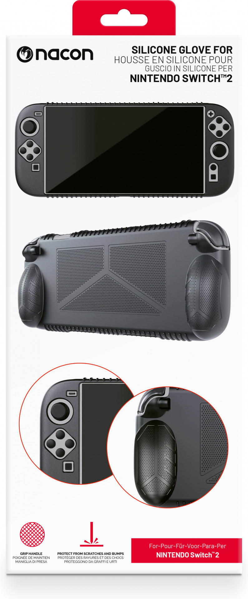 Nacon Switch 2 Silicon Glove (Black)