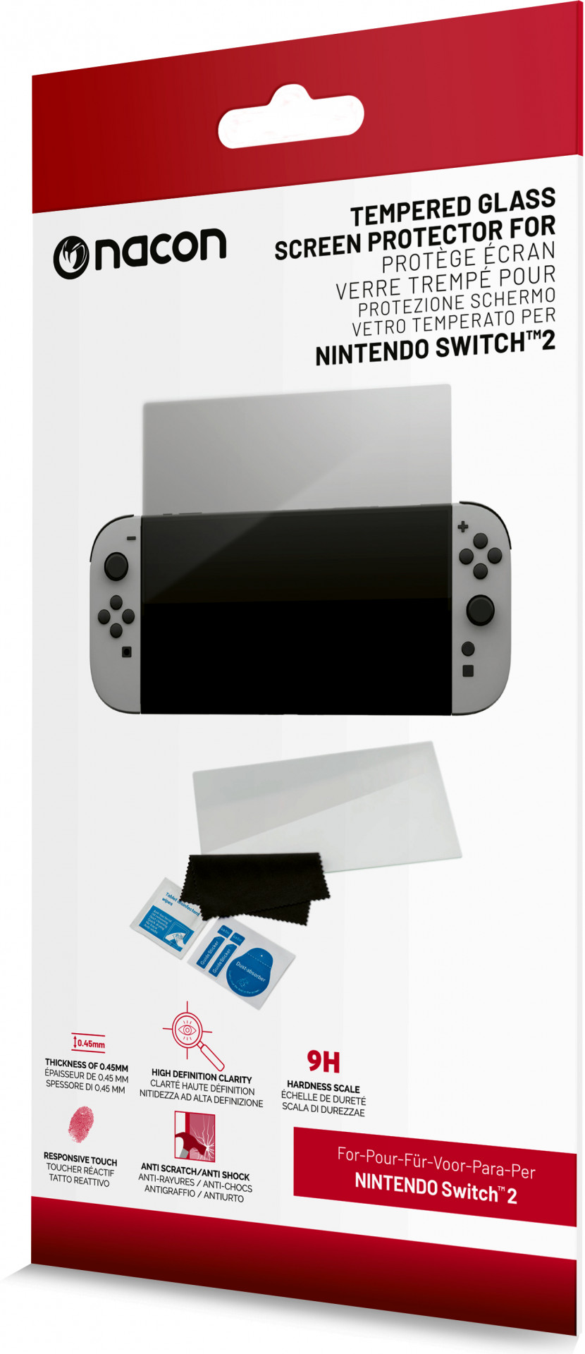 Nacon Switch 2 Tempered Glass Screenprotector