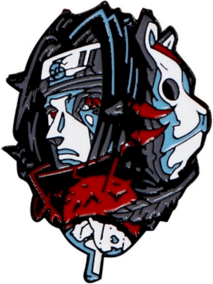 Itachi Pin - Naruto Broche - Akatsuki - Pin - Pins - Badge - Button - Speld - Anime - Manga - Naruto Kleding