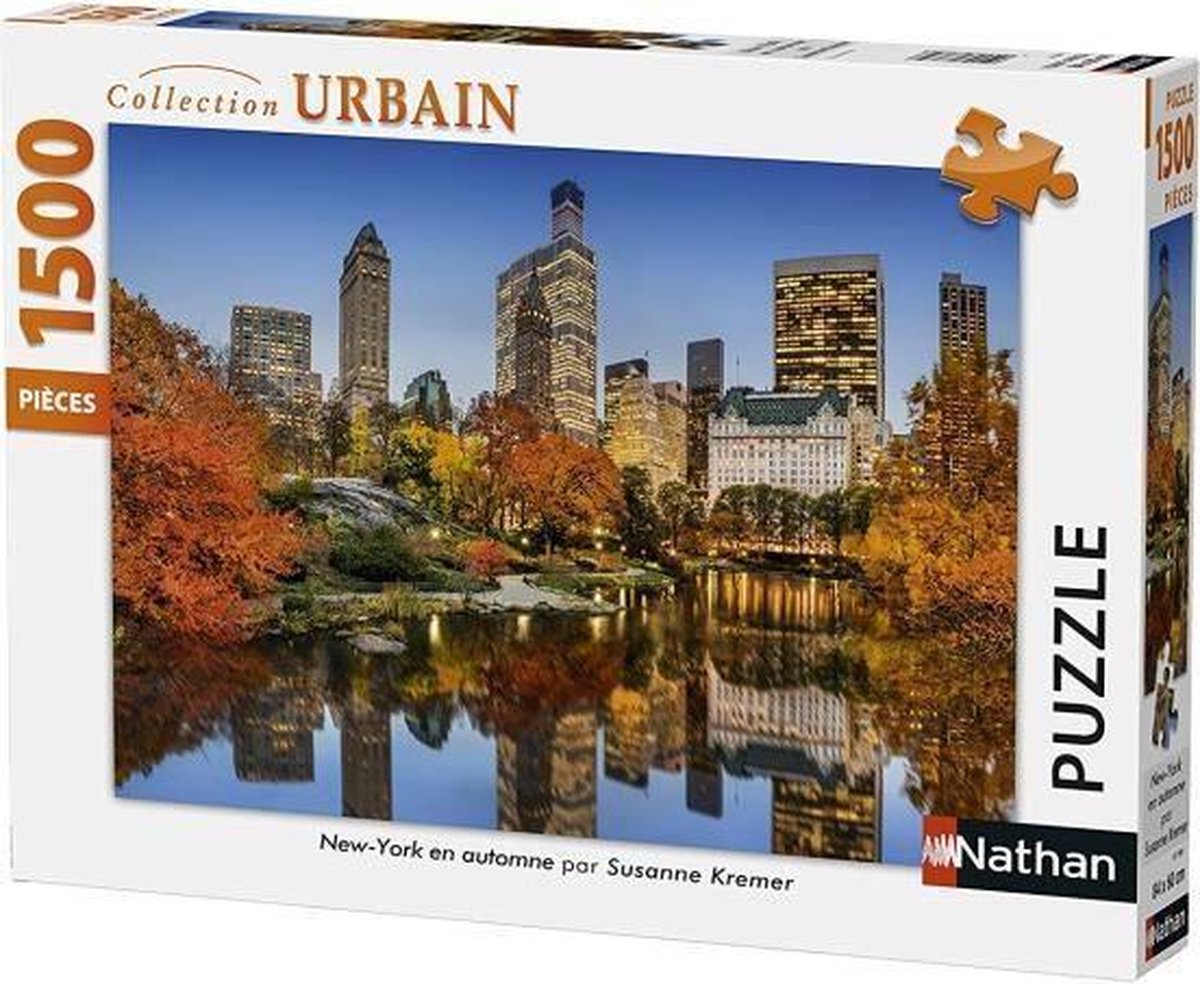 Puzzel New York in de herfst 1500st