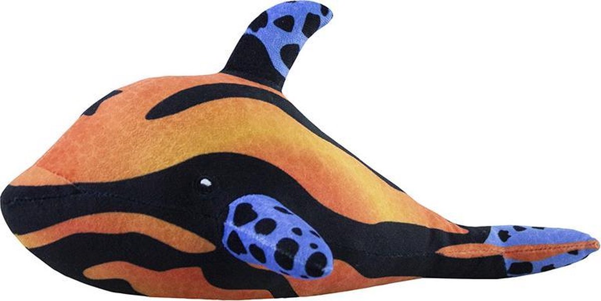 National Geographic Knuffel Katie the Frog Orca Pluche - 32 cm - Recycled Polyester