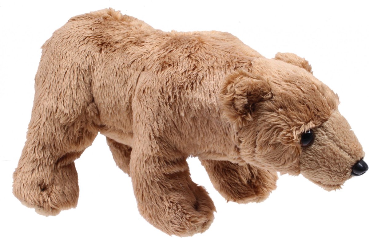 National Geographic Knuffelbeer Junior 17 X 20 Cm Pluche Bruin