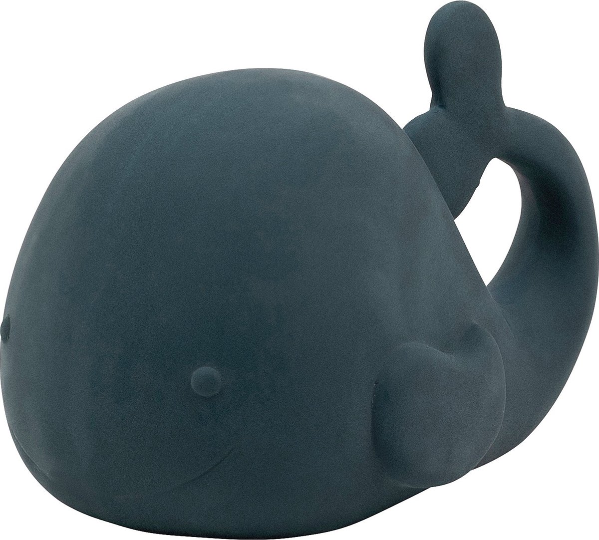 Nattou Badspeeltje Walvis - Natuurlijk Rubber - 11 cm  - Donkerblauw