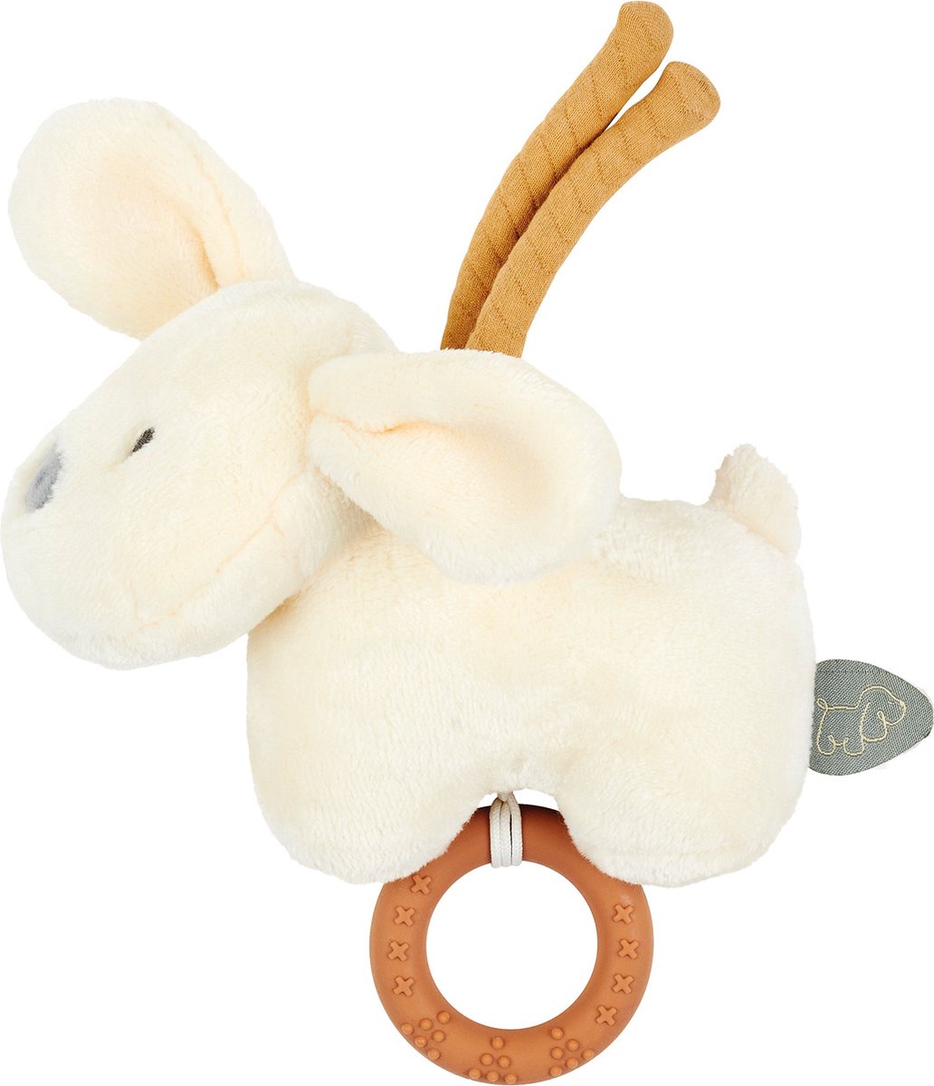 Nattou Hond Charlie - Muziek Knuffel - Vanille - 20 cm