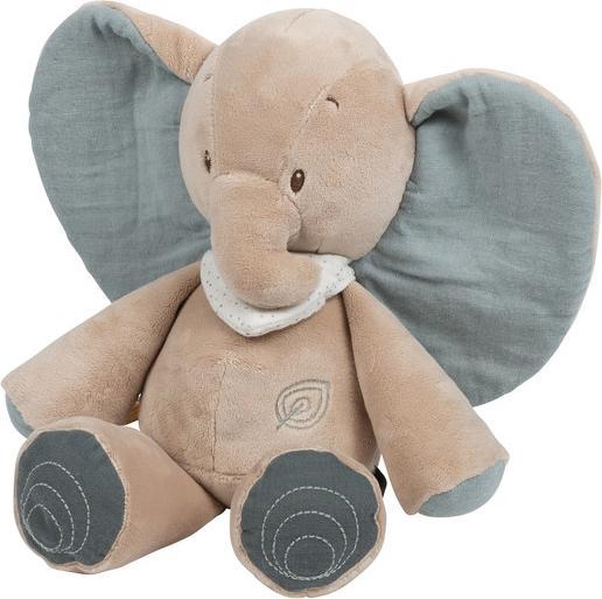 Nattou Olifant Axel - Knuffel - 30 cm - Groen/Beige