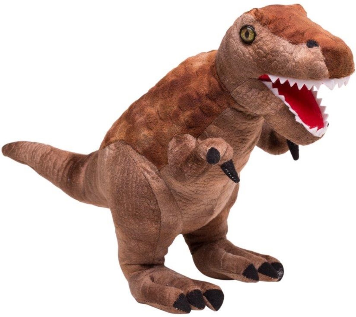 T-rex - Dinosaurus knuffel - Bruin -  Lengte 48 cm