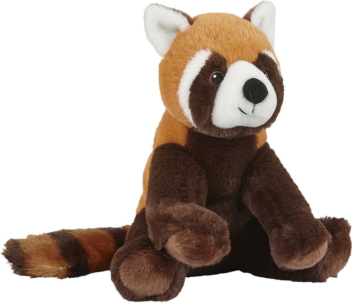 Pluche knuffel dieren rode Panda 23 cm - Speelgoed knuffelbeesten - Eco Soft-serie - Leuk als cadeau