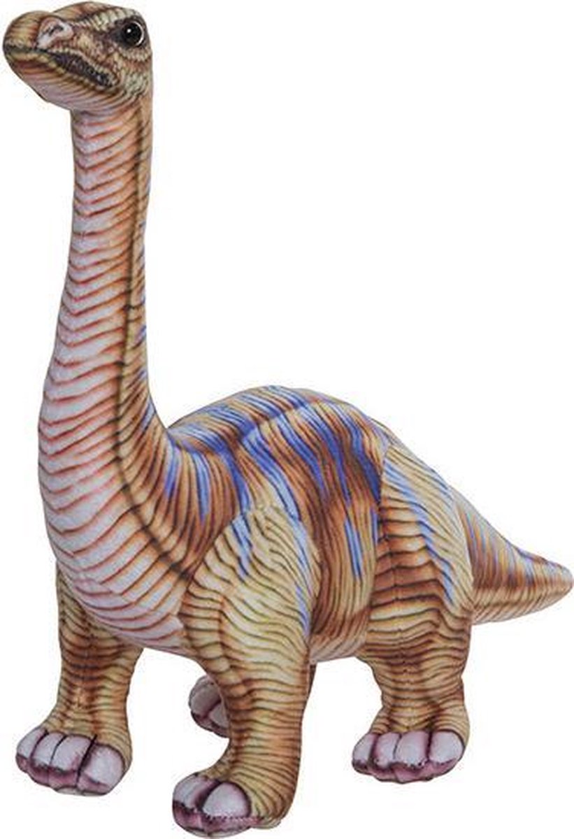 Pluche knuffel dinosaurus Apatosaurus van 30 cm - Dino speelgoed knuffeldieren