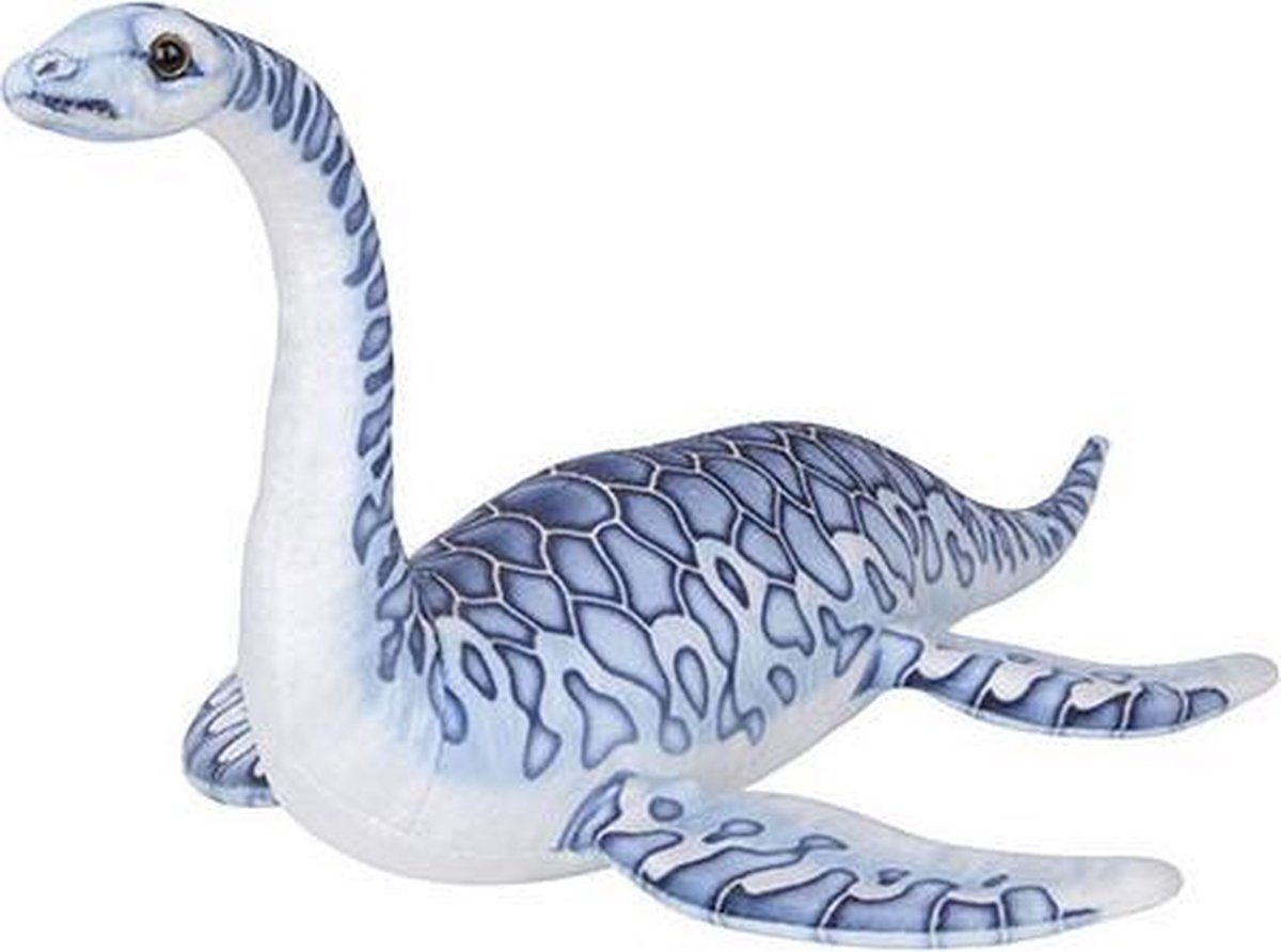 Pluche knuffel dinosaurus Plesiosaurus van 35 cm - Dino speelgoed knuffeldieren