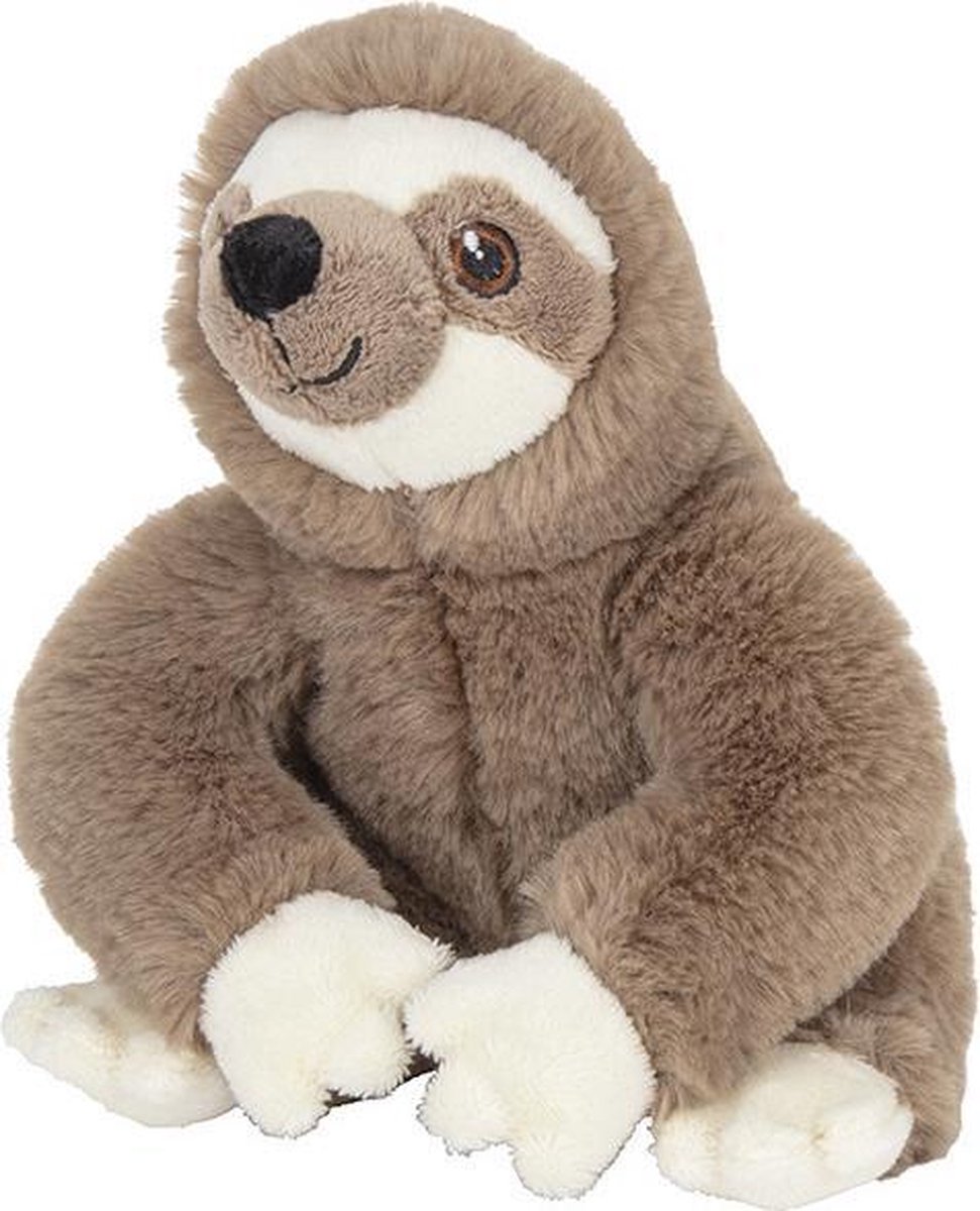 Pluche knuffel luiaard van 16 cm - Speelgoed knuffeldieren