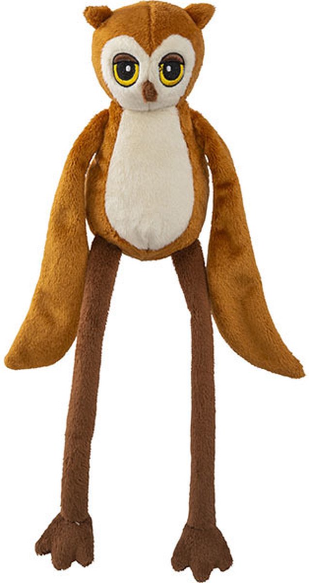 Pluche dieren knuffels Uil van 33 cm - Knuffeldieren vogels speelgoed