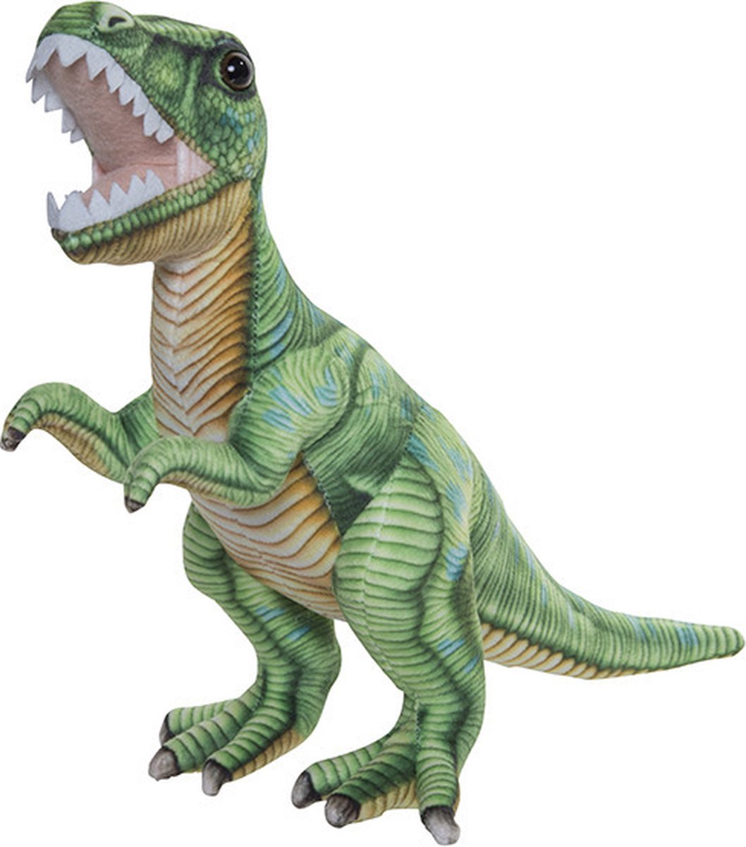 Pluche knuffel dinosaurus T-Rex van 30 cm - Dino speelgoed knuffeldieren