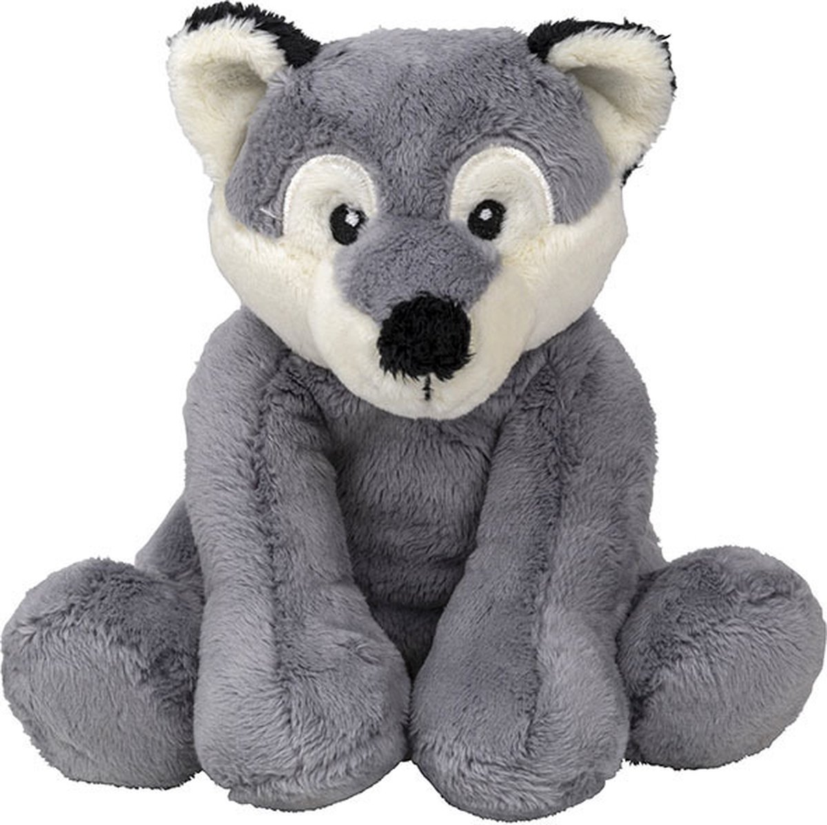 Pluche knuffel wolf van 28 cm - Speelgoed knuffeldieren wolven