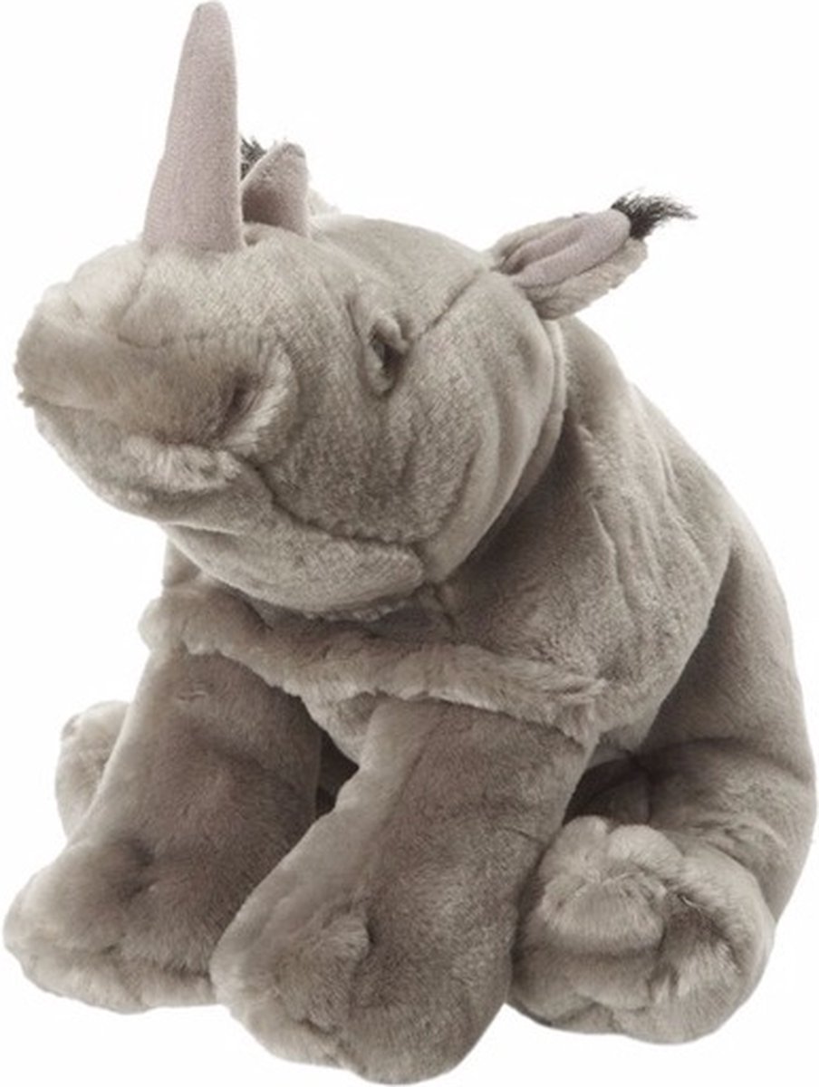 Pluche neushoorn knuffel 18 cm