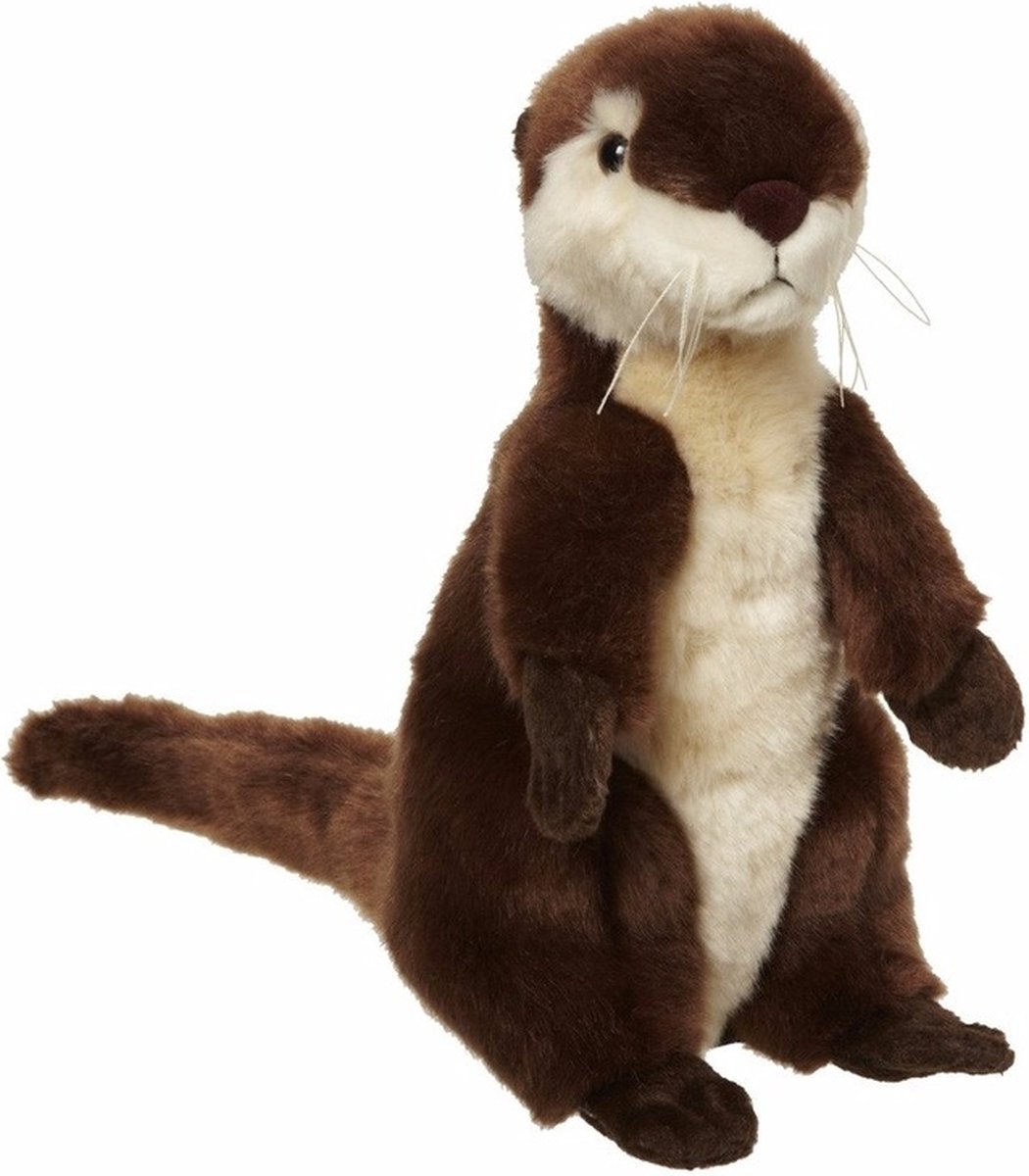 Pluche otter knuffel dier/beest 28 cm - Rivier dieren kinder speelgoed knuffels