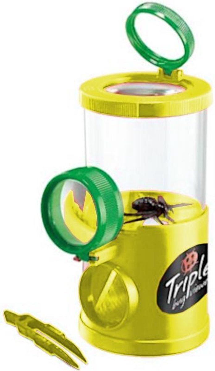 Navir Insectenpot Junior 13 Cm Transparant/geel 2-delig