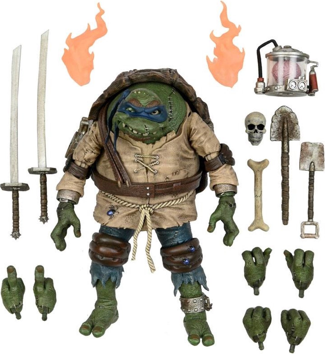 Universal Monsters x Teenage Mutant Ninja Turtles Action Figure Ultimate Leonardo as The Hunchback 18 cm