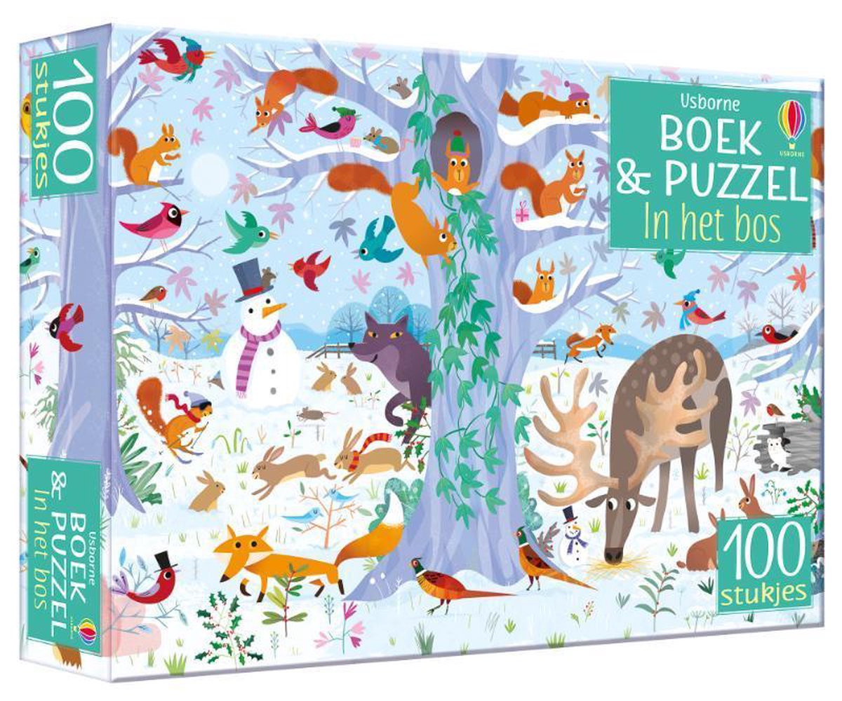 Boek & Puzzel In het bos