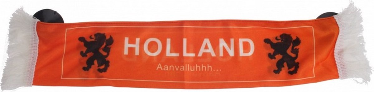 Banner oranje 38 x 8 cm