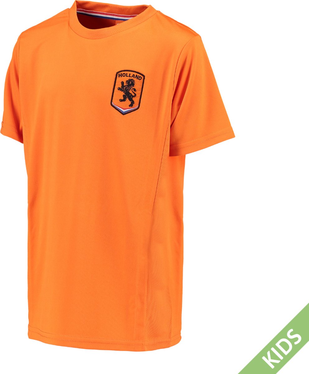 Katoenen Oranje kids t-shirt - 140 - maat 140