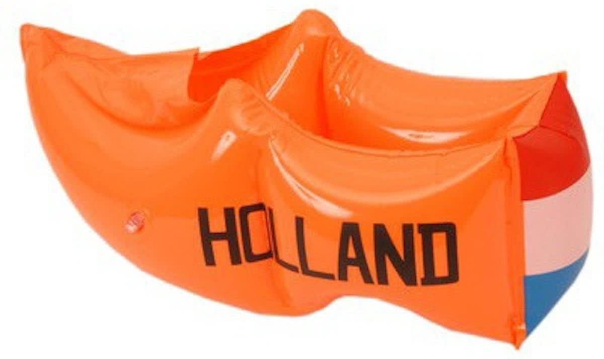 Nederland Klomp Opblaasbaar 51 X 17 Cm Oranje