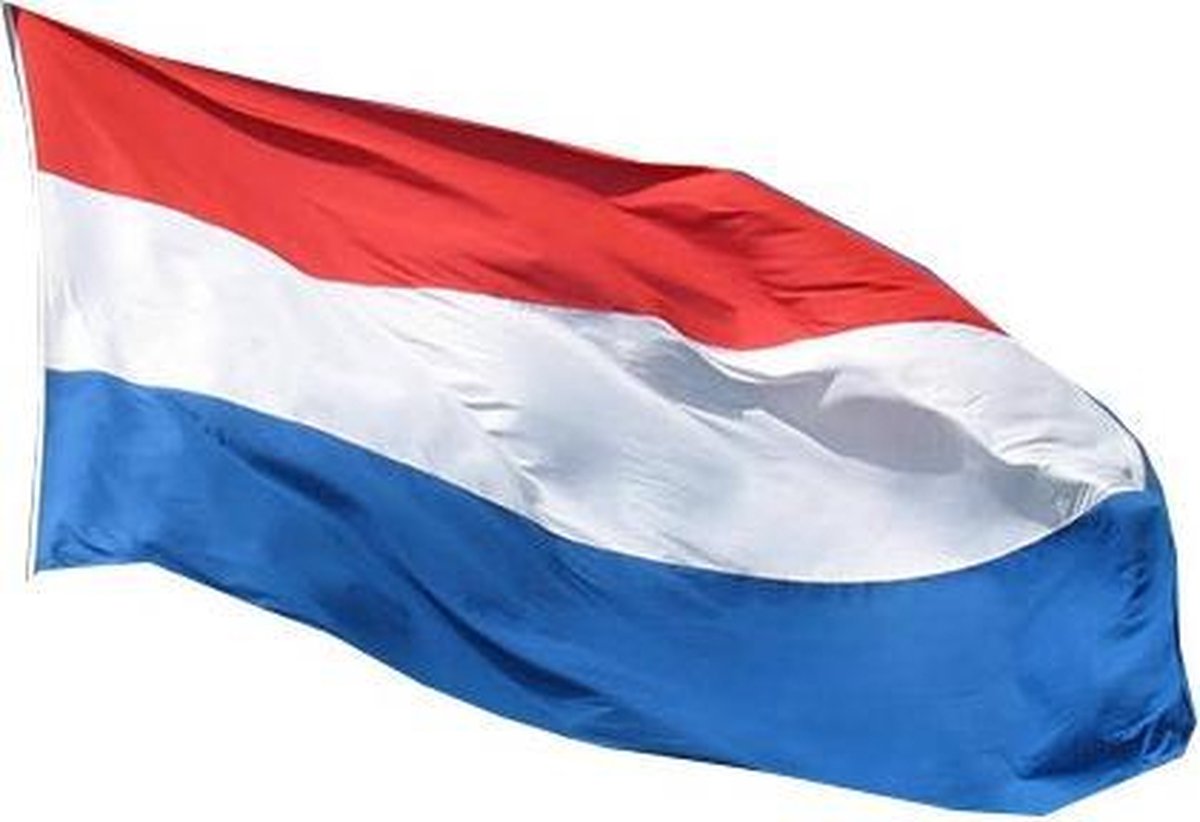 Nederland Vlag 150x90 Cm Rood/wit/blauw