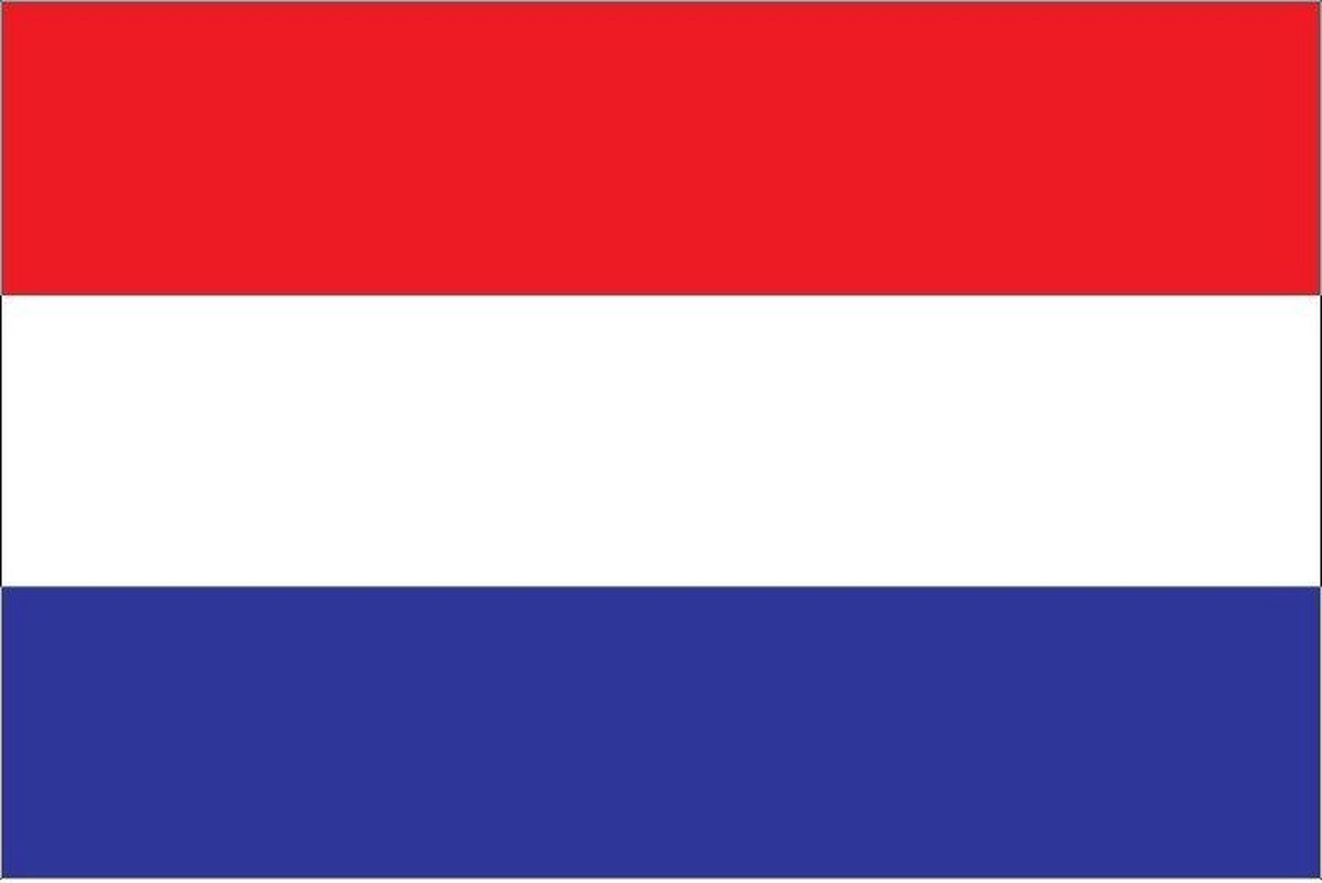 Nederlands Vlag 150 X 90 Cm Rood/wit/blauw